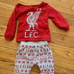 Liverpool Football Club Pajamas YNWA